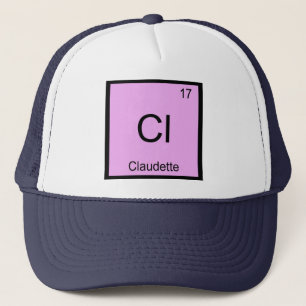 Casquette Claudette Nom Chimie Élément Tableau Périodique