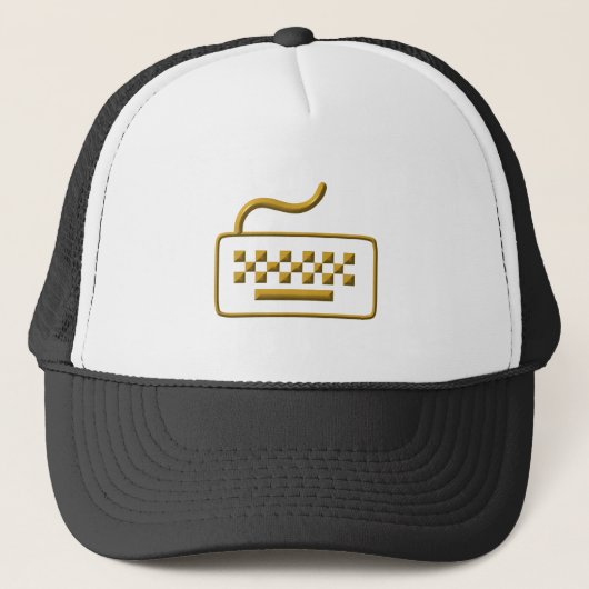 Casquette Clavier d'ordinateur (Devant)