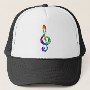 Casquette Clé musicale arc-en-ciel