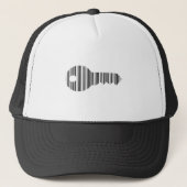 Casquette Clés CODE BARRES Clés Motif de code-barres Concept (Devant)
