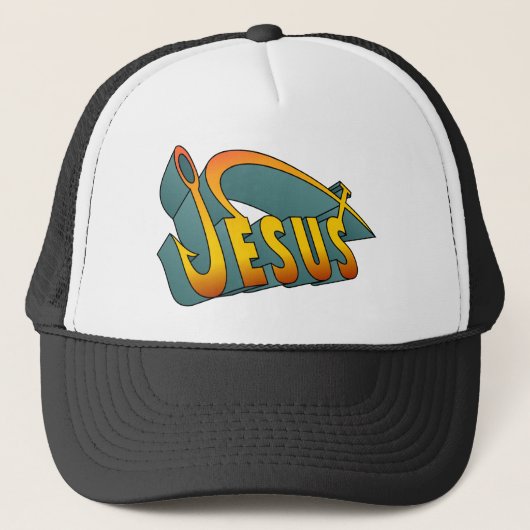 Casquette Clou de poisson Jésus (Devant)