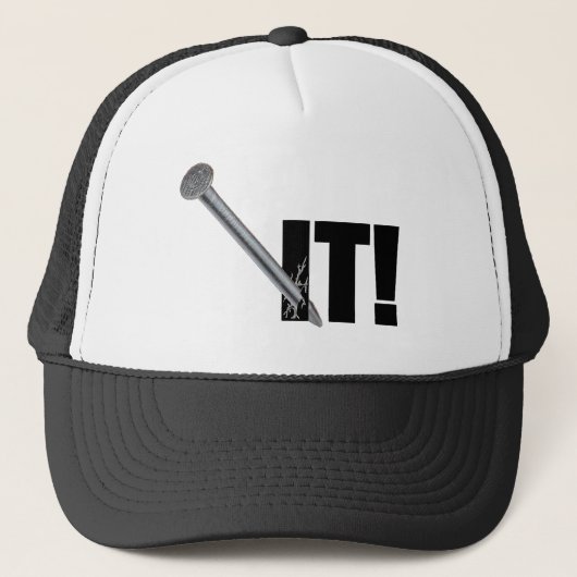 Casquette Cloué (noir) (Devant)