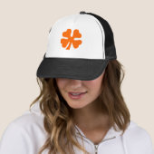 Casquette Clover à quatre feuilles - orange (En situation)