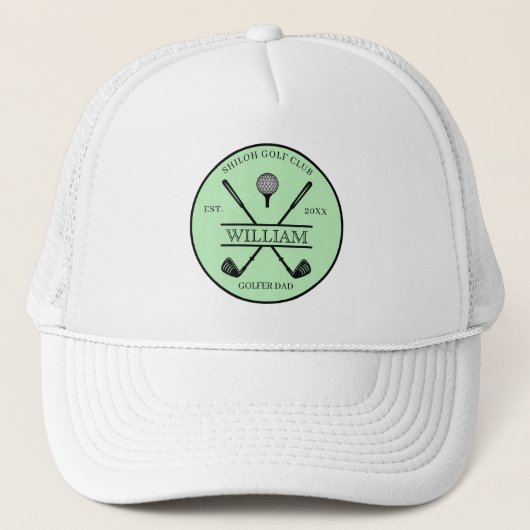 Casquette Club de golfeur croisé (Devant)