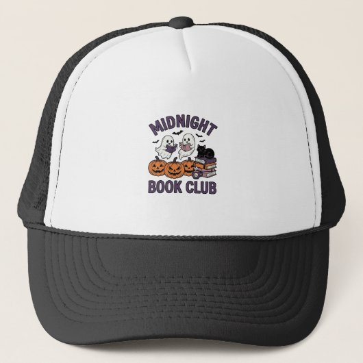 Casquette Club de lecture de minuit pour la conception de le (Devant)