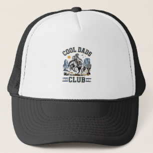 Casquette Club des papas cools design de chemise western vin