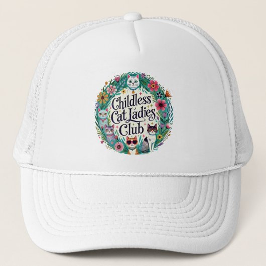 Casquette Club féminin sans chats (Devant)