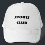 Casquette Club Team Sports<br><div class="desc">Club Casquette Casquettes Sports Nom de l'équipe Initiales monogrammed</div>