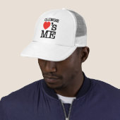 Casquette CLUNGE LOVE's ME (En situation)