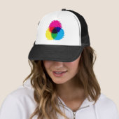 Casquette CMYK psychédélique (En situation)