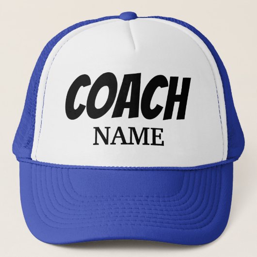 CASQUETTE COACH PERSONNALISÉ TRUCKER HAT (Devant)