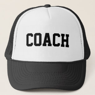 Casquette COACH Trucker Hat {Black}