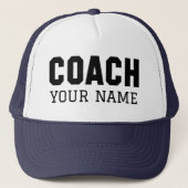 Casquette Coach Votre Nom (Devant)