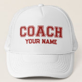 Casquette Coach Votre Nom (Devant)