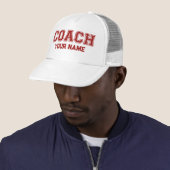 Casquette Coach Votre Nom (En situation)