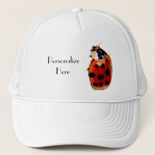 Casquette Coccinelle repérée chic avec le nom (Devant)