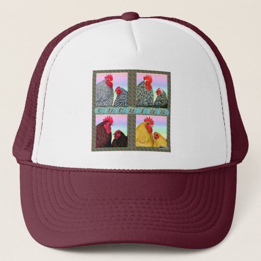 Casquette Cochins Quatre Couleurs (Devant)