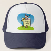 Casquette Cochon avec pancarte (Devant)