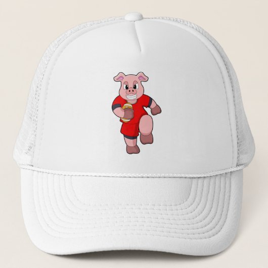 Casquette Cochon de football (Devant)