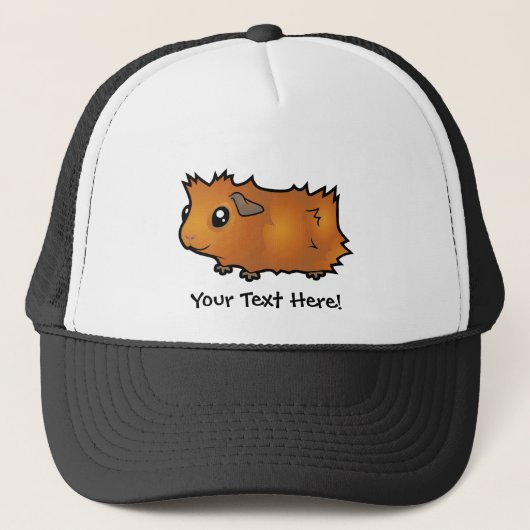Casquette Cochon d'Inde de dessin animé (ébouriffé) (Devant)
