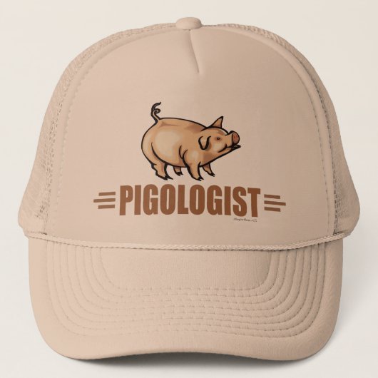 Casquette Cochon drôle, cochon (Devant)