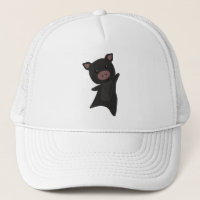 Cochon noir Piggy mignonne Animaux Enfants