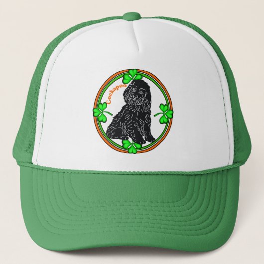 Casquette Cockapoo St Patrick's Day (Devant)