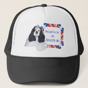 Casquette Cocker Spaniel Américain Patriotique