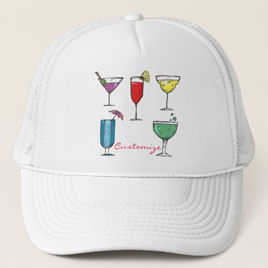 Casquette Cocktail Boisson Assortiment Thunder_Cove (Devant)