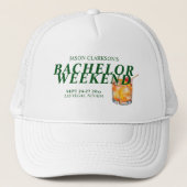 Casquette Cocktail Old Fashioned Week-end Célibataire (Devant)