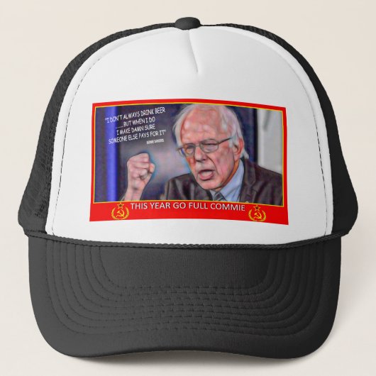 Casquette Coco de ponceuses de Bernie je ne bois pas (Devant)