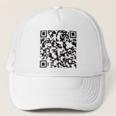 Casquette Code barres analysable de QR (Devant)