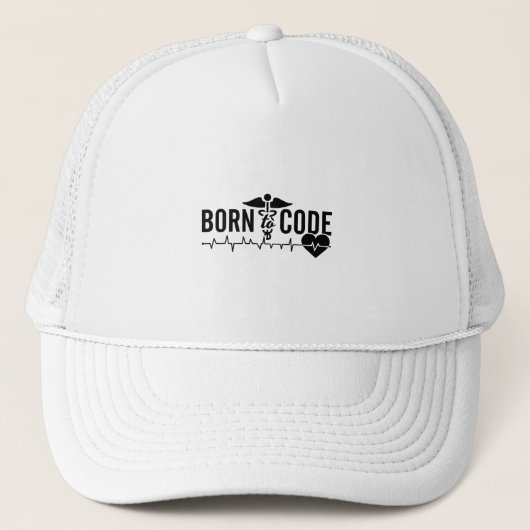 Casquette Code de codage ICD du programmeur de code Médicale (Devant)