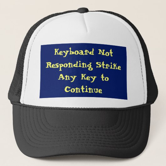 Casquette Code d'erreur de délai (Devant)