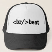 Casquette code HTML breakbeat (Devant)