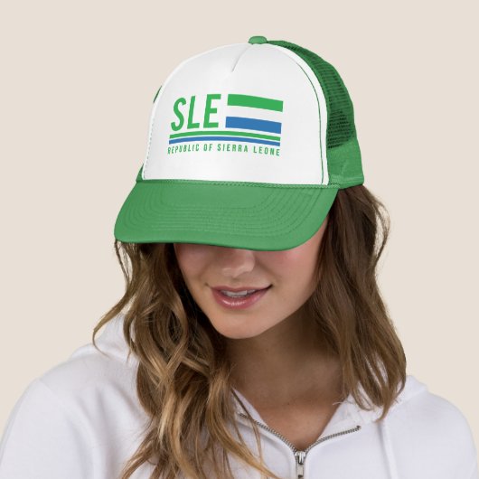 Casquette Code ISO Sierra Leone (En situation)