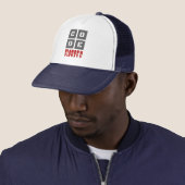Casquette CODE programmeur ordinateur codé sang drôle (En situation)