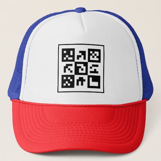 Casquette code qr (Devant)