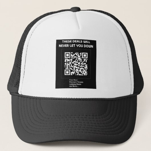 Casquette Code QR de la remise (Devant)