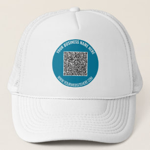 Casquette Code QR personnalisé et chapeau de camion texte
