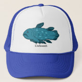 Casquette Coelacanth - Impression de poisson ancien (Devant)