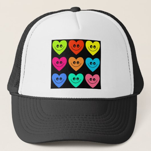 Casquette Coeur coloré (Devant)
