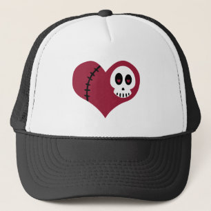 Casquette Coeur crâne