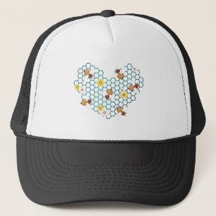 Casquette Cœur d'abeille heureux