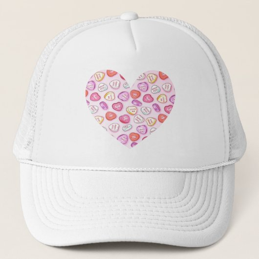 Casquette Coeur de bonbons (Devant)