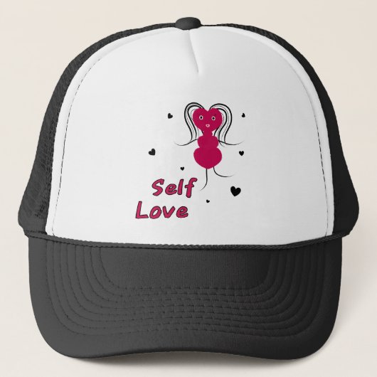 Casquette Coeur de dame drôle (Devant)