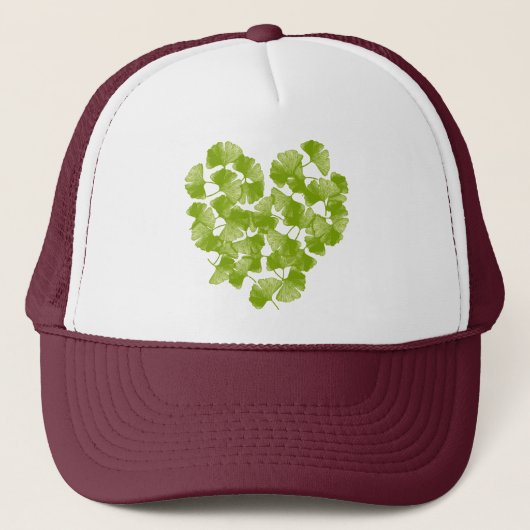 Casquette Cœur de feuille de Ginkgo (Devant)