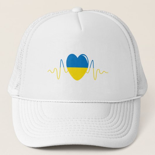 Casquette Coeur de l'Ukraine (Devant)