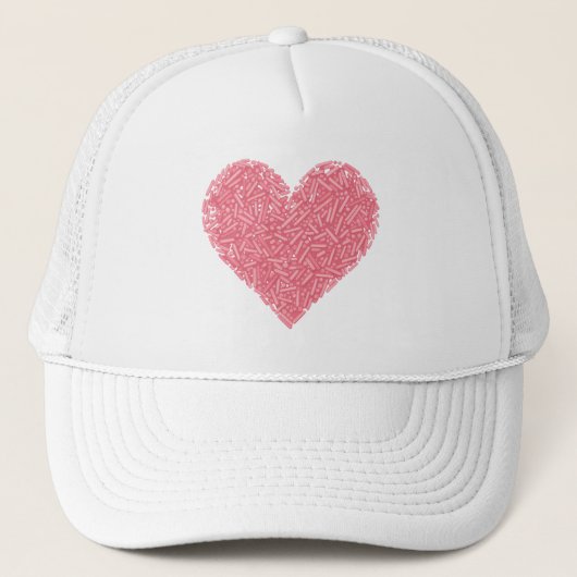 Casquette Coeur doux | Saupoudrer bébé (Devant)
