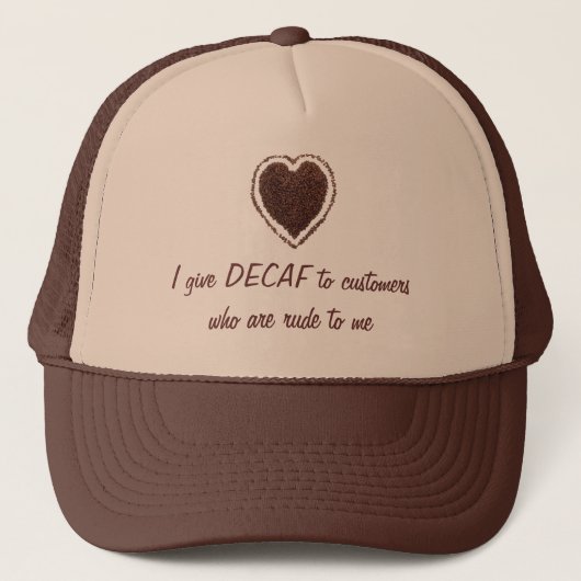 Casquette coeur du café (Devant)